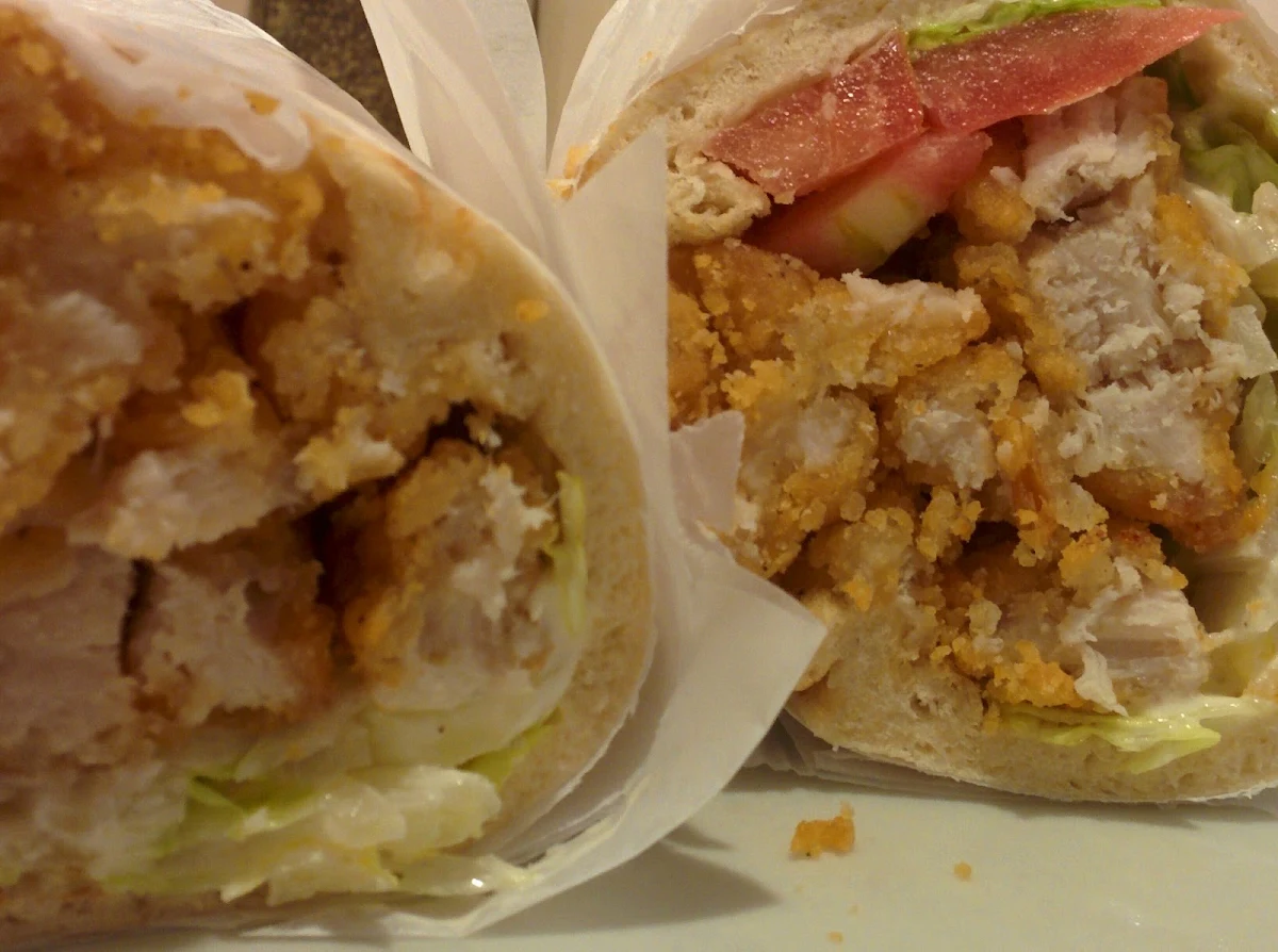 Crispy Chicken Pita Wrap