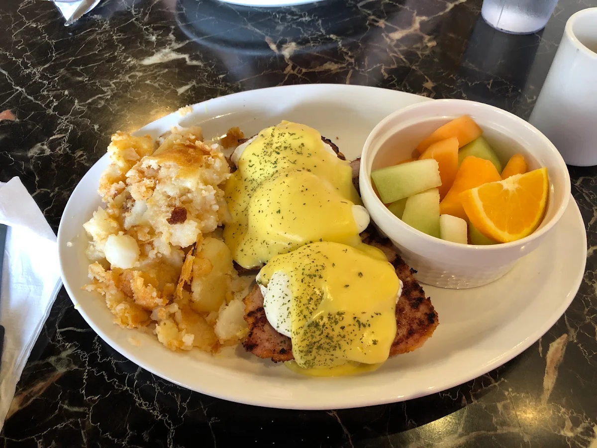 Eggs Benedict with Back Bacon