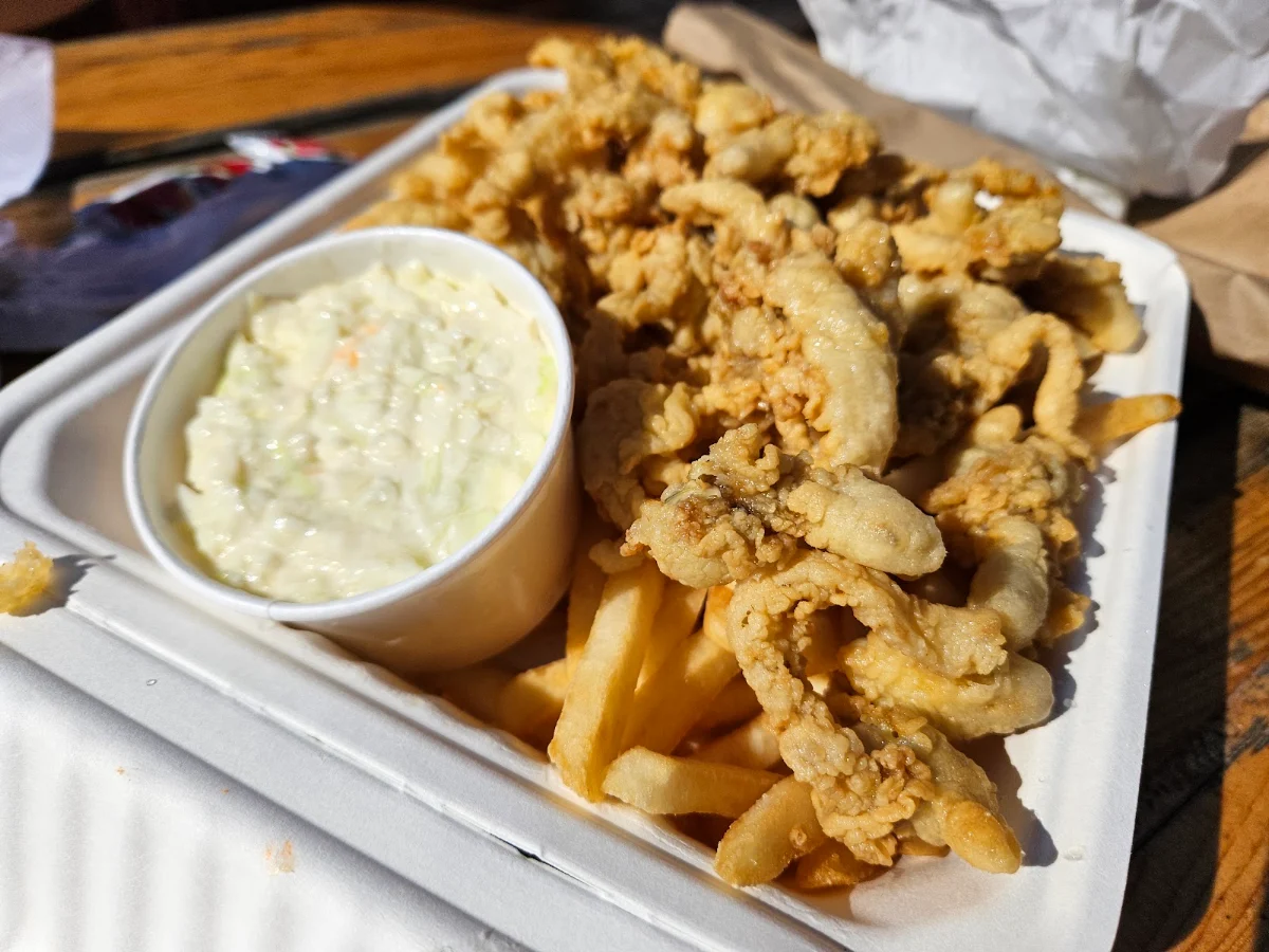 Fired Clams with French Fries