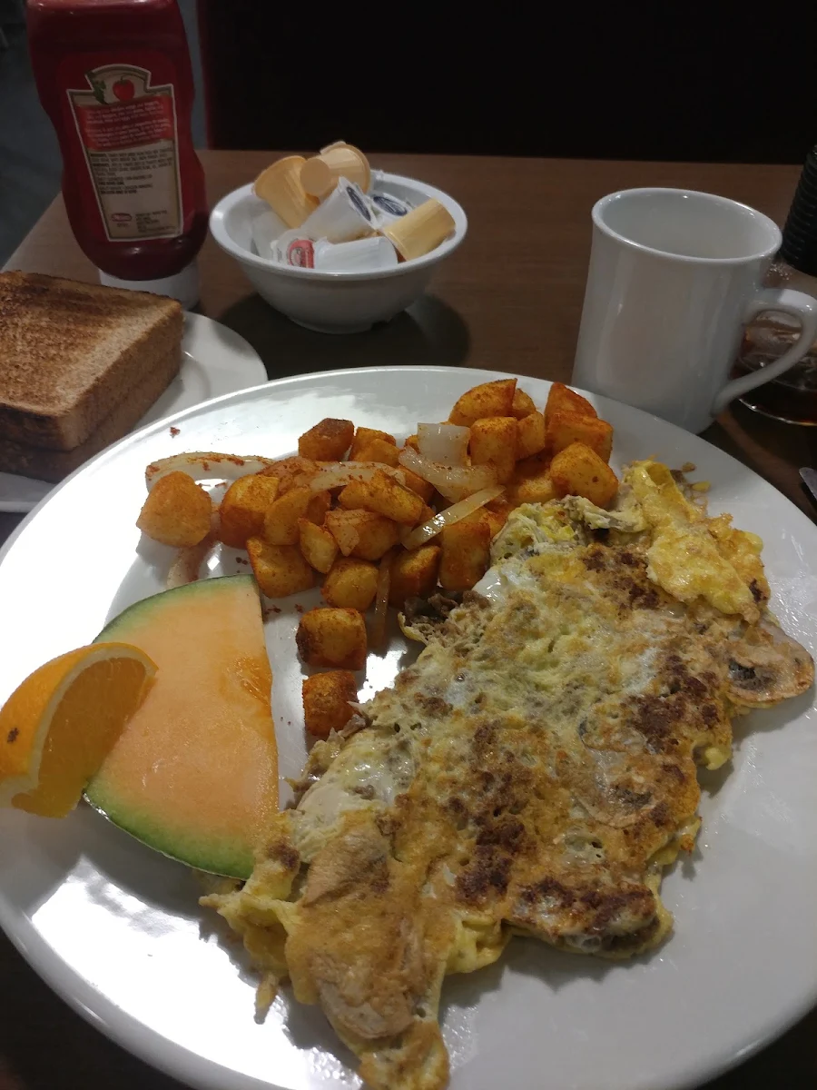 Steak and Mushroom Omelette