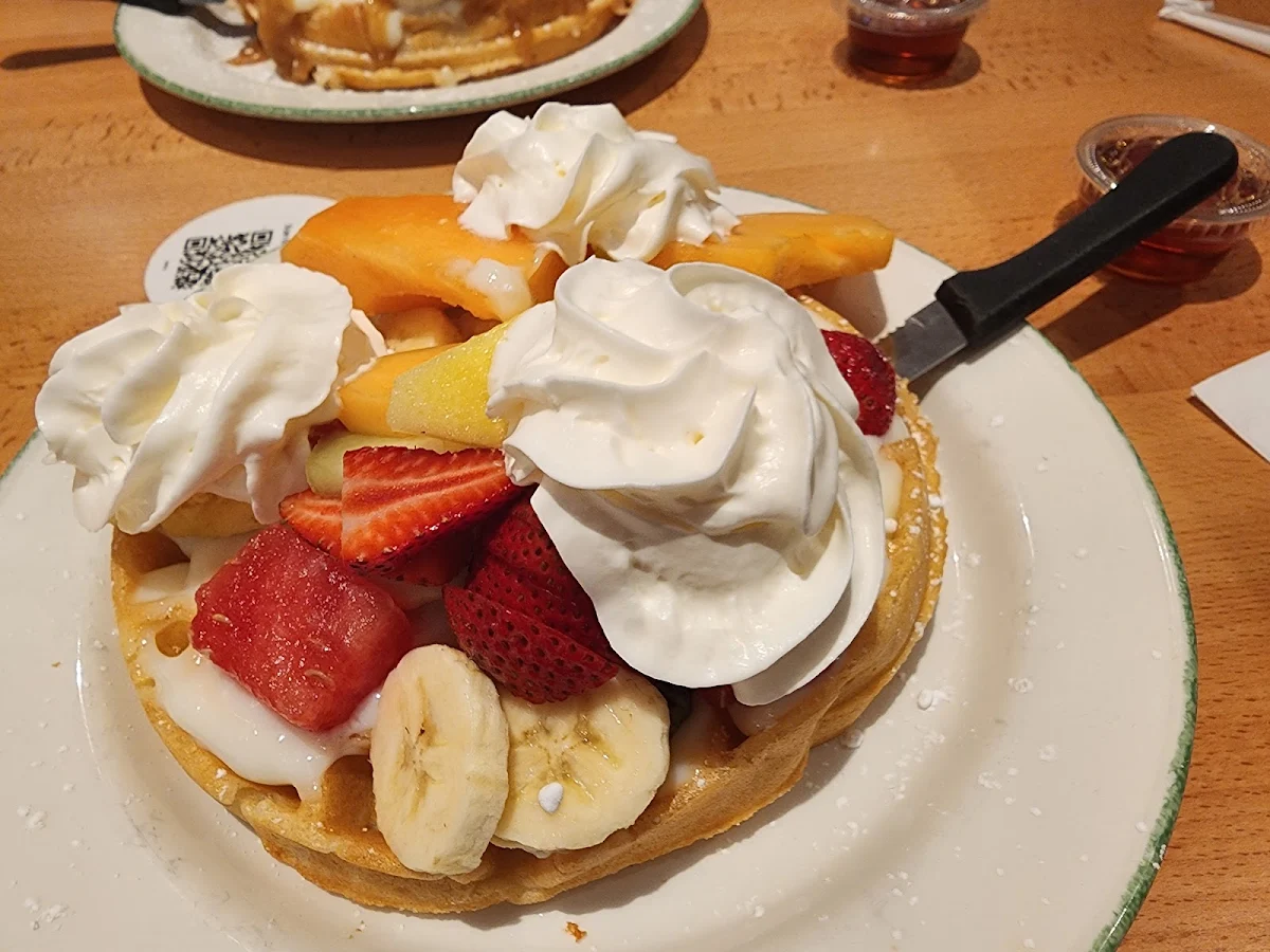 Fresh Fruit Waffle