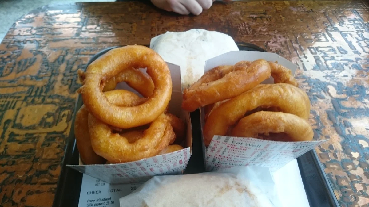 Burgers and Onion Rings
