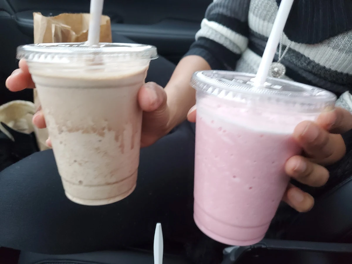 Chocolate and Strawberry Milk Shake