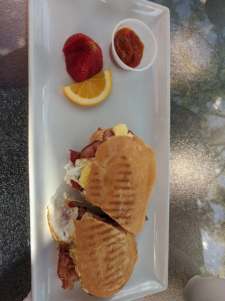 Breakfast Wrap on Gluten Free Bun