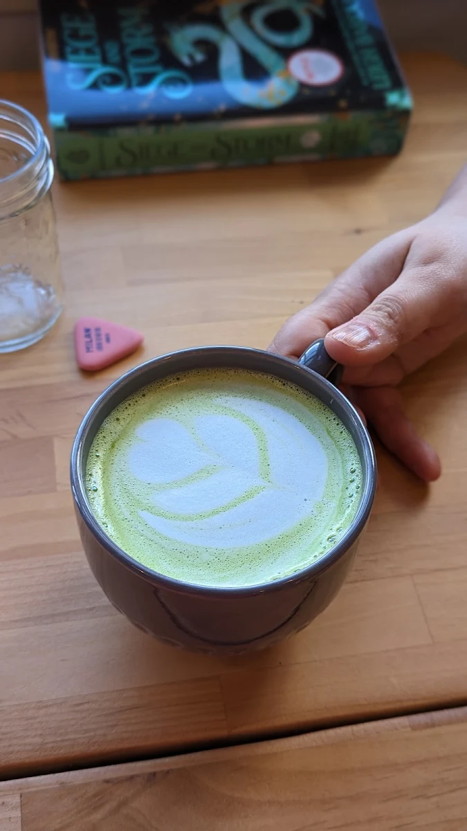 Lavender Matcha Latte