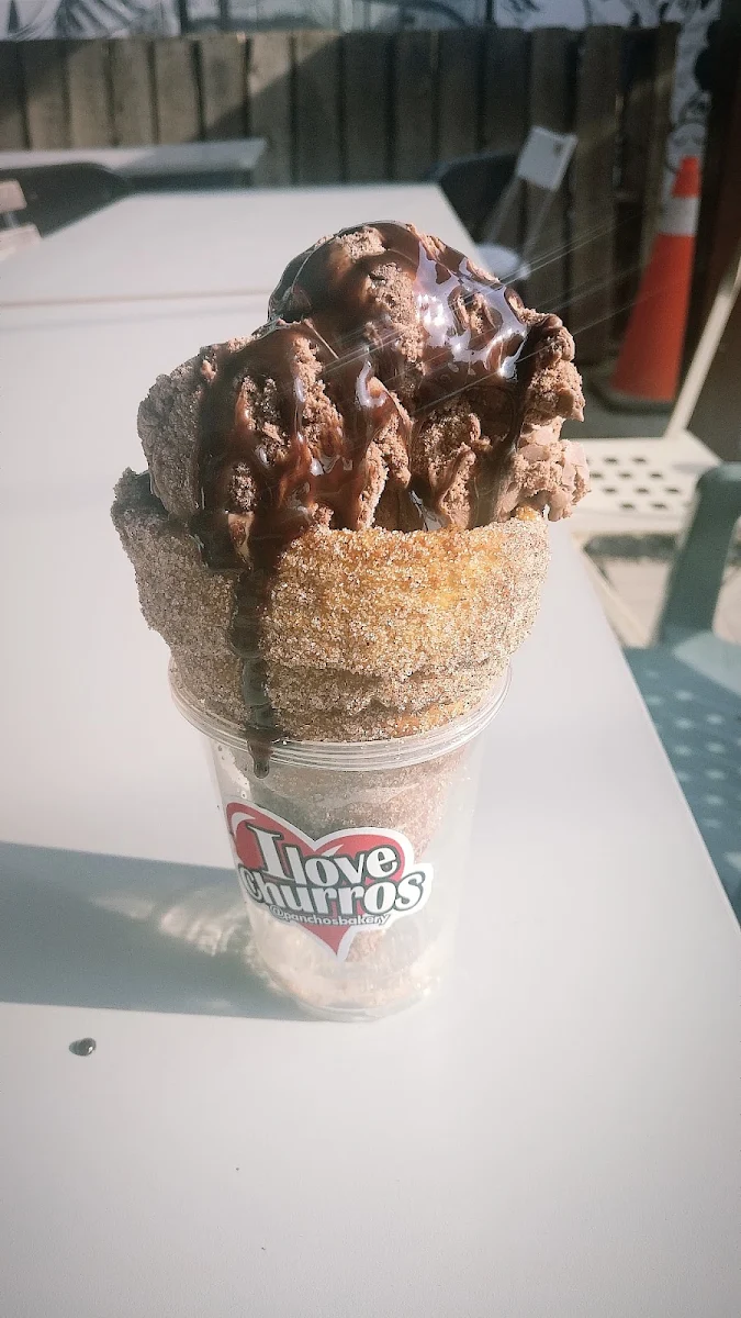 Churro Ice Cream Cone