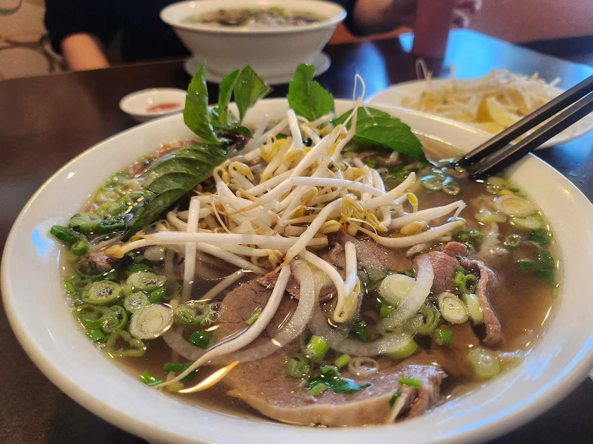Grilled Beef Rice Noodle Soup