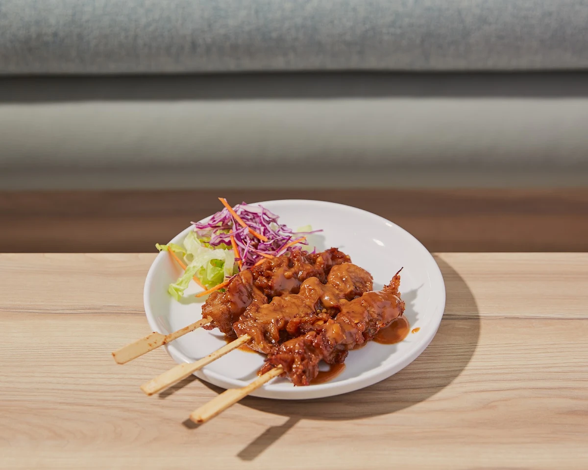 Satay with Peanut Sauce