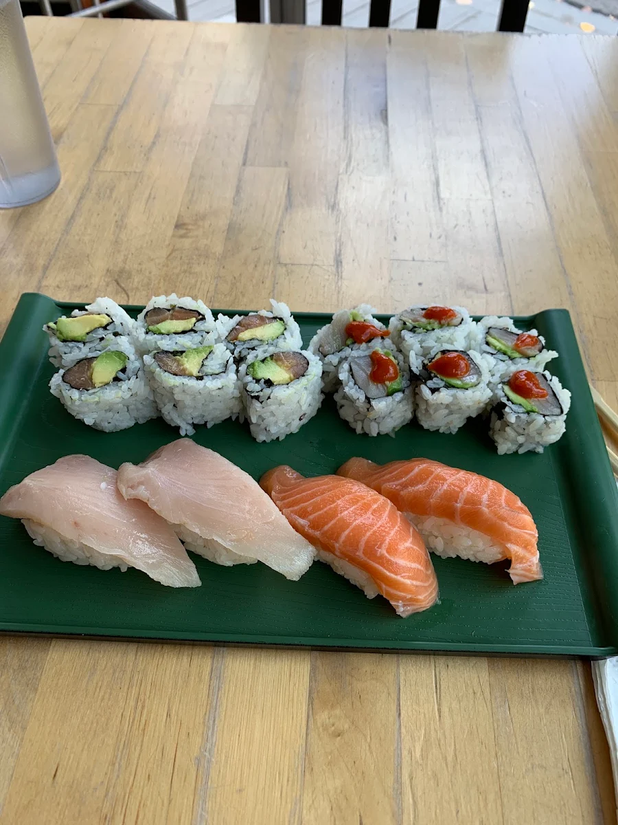 Salmon Sashimi Tuna Sashimi Spicy Tuna Roll Salmon Avocado Roll