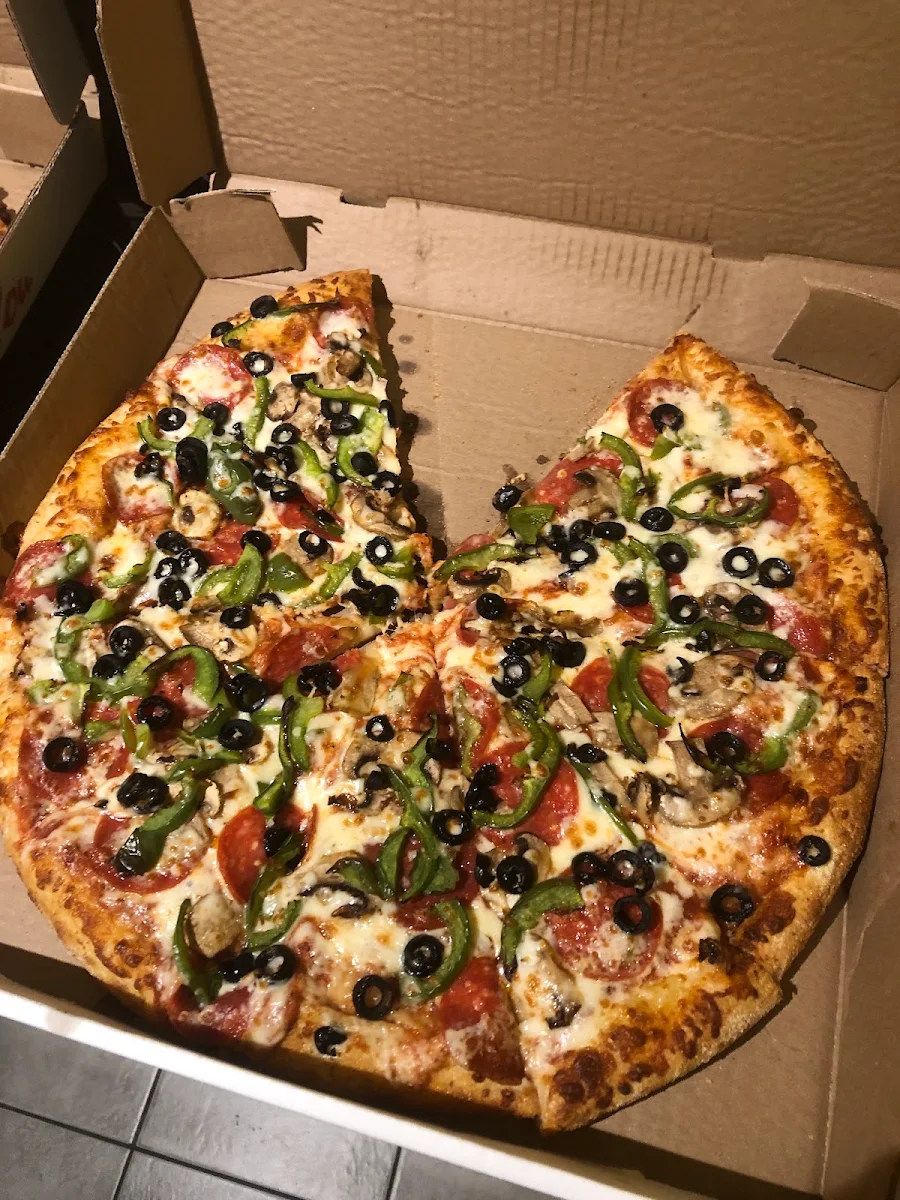 Pizza Pepperoni Green Peppers