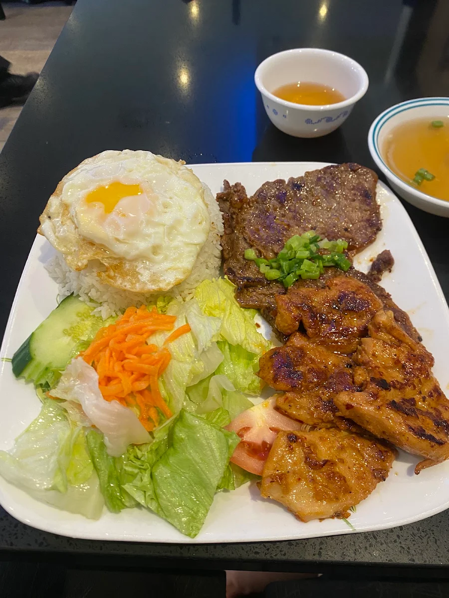 Rice with Pork Chop and Fried Egg