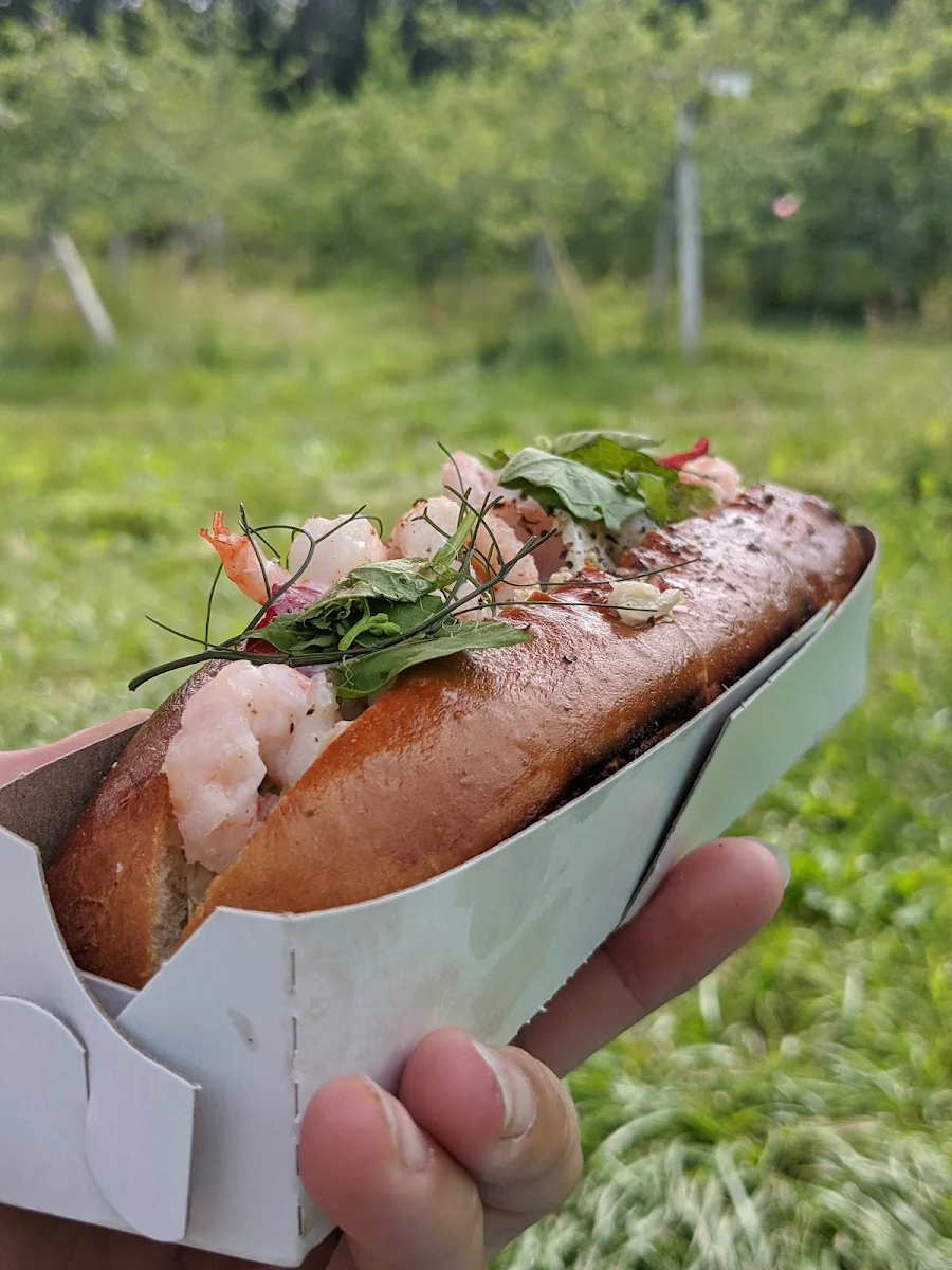 Guedille de Crevettes Et Légumes Croquants