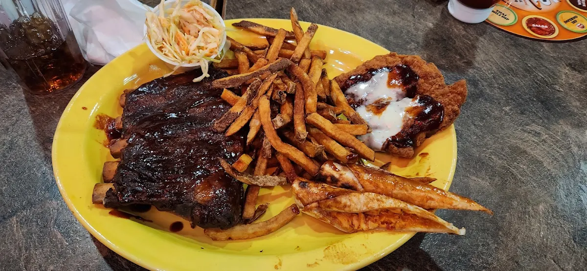 BBQ Pork Ribs and Chicken Tenders