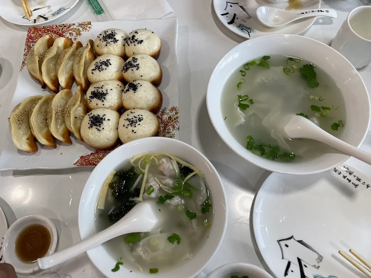 Wonton Soup & Pan Fried Dumplings