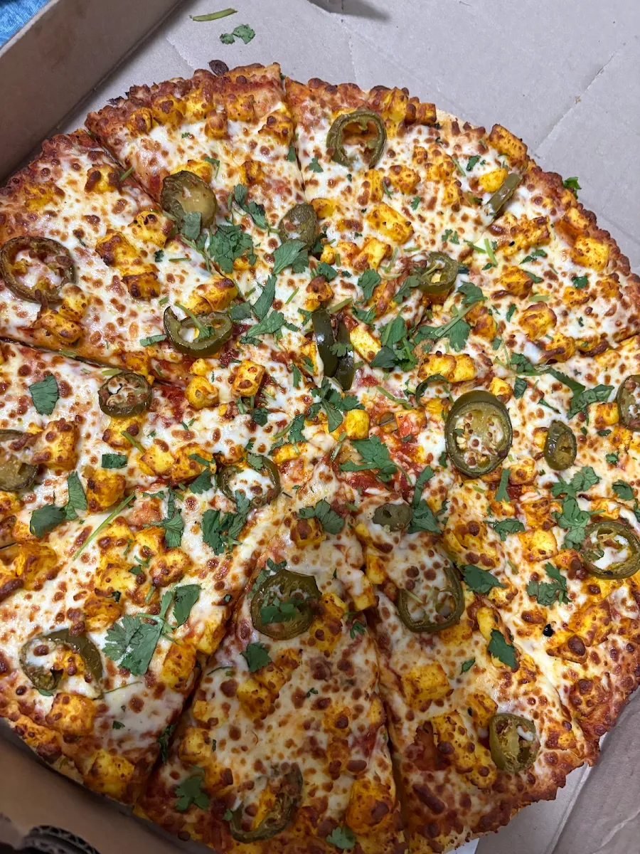 Vegetarian Pizza with Custom Toppings