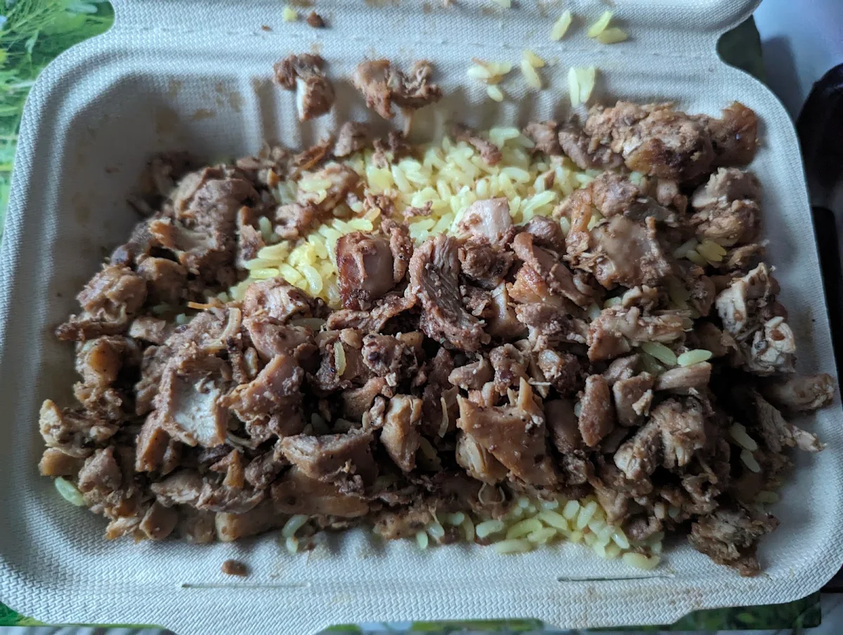 Chicken on the Rocks Without Sauces nor Hot Sauce