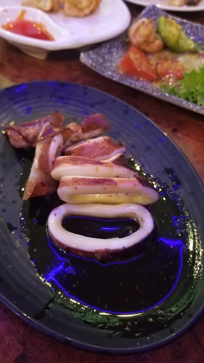 Grilled Squid House Teriyaki Sauce