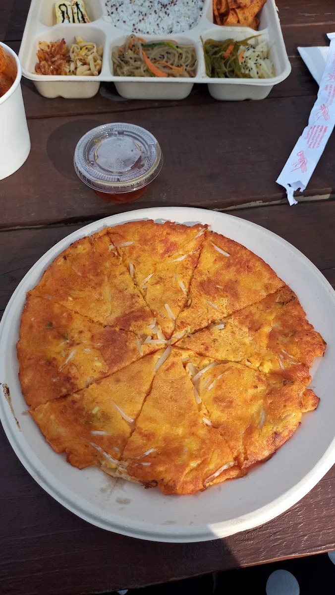 Bindaetteok Mung Bean Kimchi Pancake