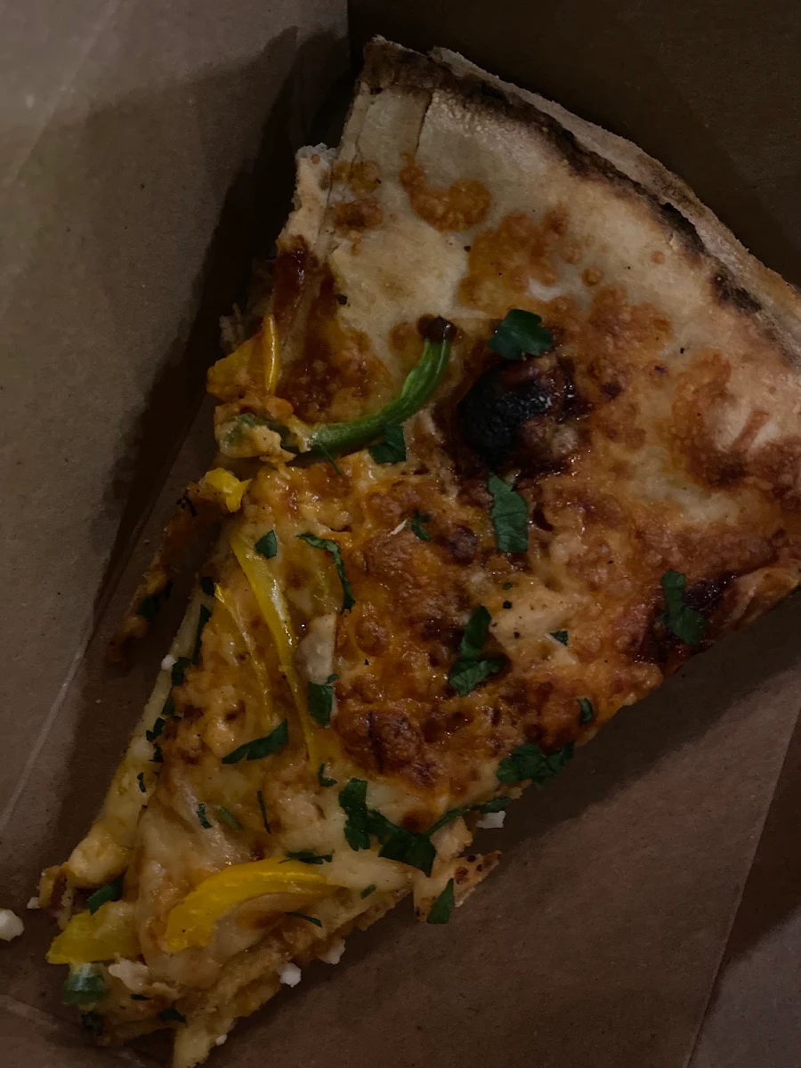 Buffalo BBQ Chicken Pizza