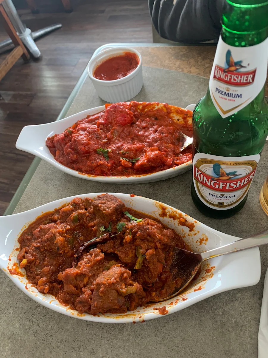 Chicken Tikka Masala and Lamb Masala