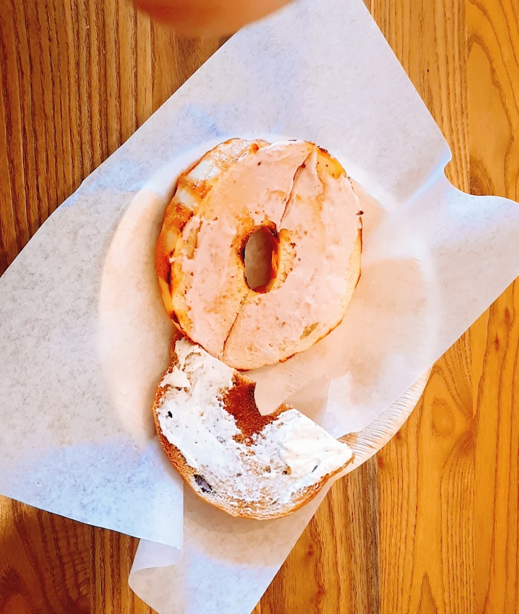 Cream Cheese Bagel Toasted