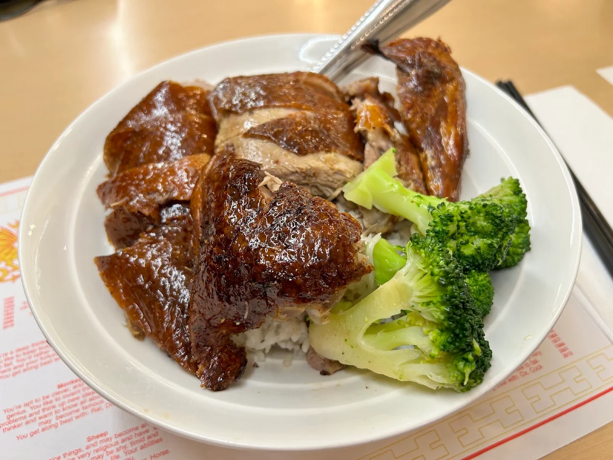 BBQ Pork and Roast Pork on Rice