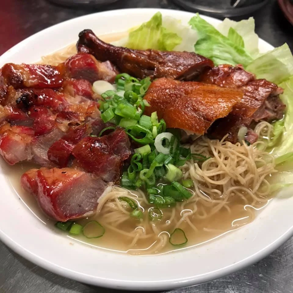 BBQ Roast Duck Noodle Soup