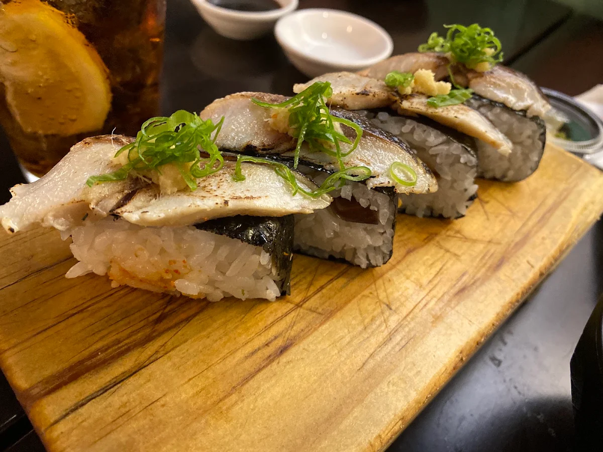 Chicken Crispy Gyoza Masubi Nigiri