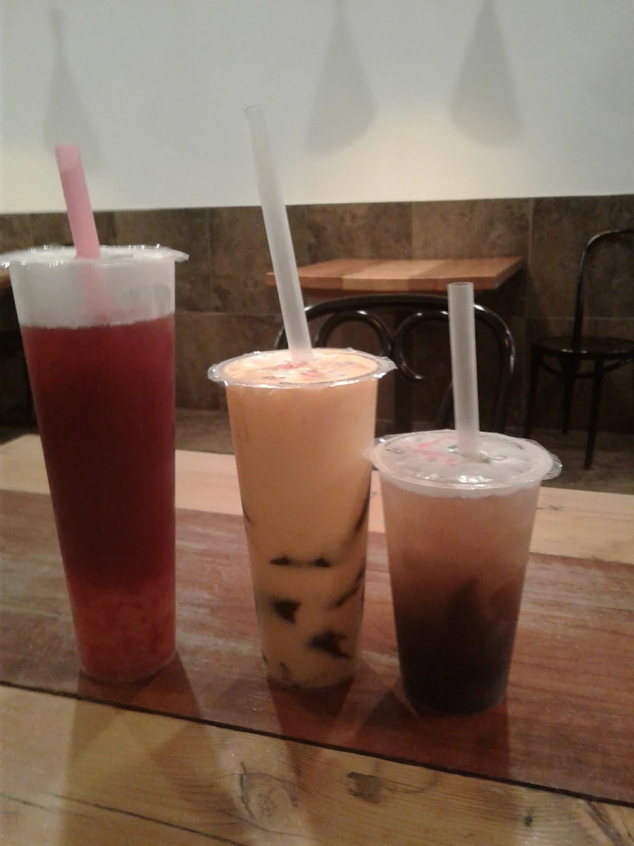 Herbal Tea with Grass Jelly