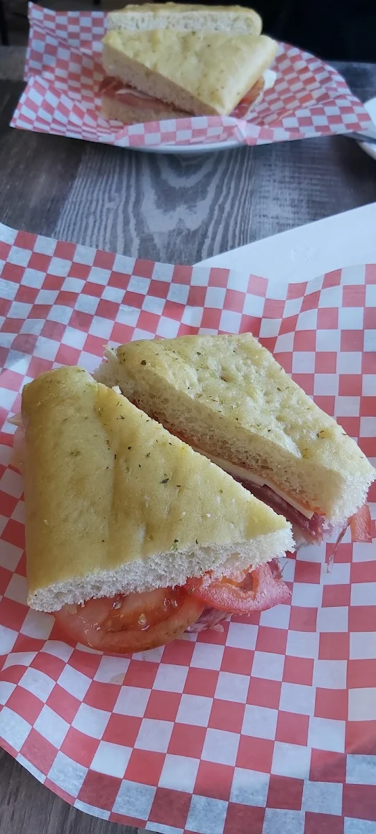 Italian Sandwich on Focaccia