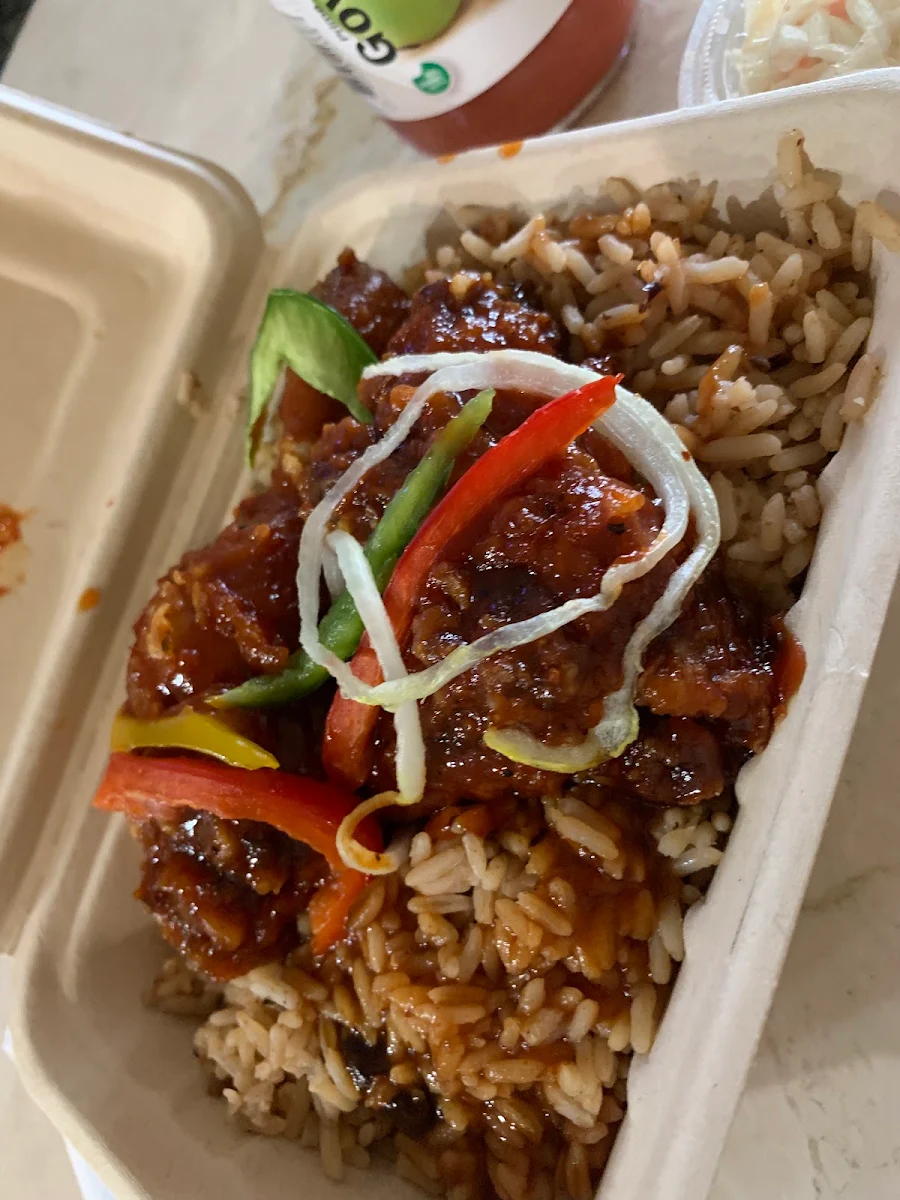 BBQ Chicken & Rice N Peas