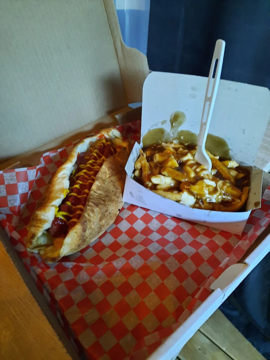 Fire Dog with a Small Poutine