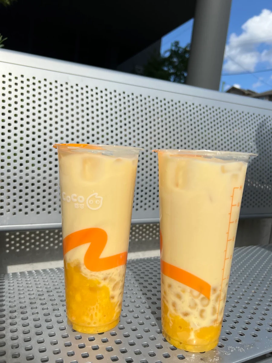 Mango Bubble Milk Tea