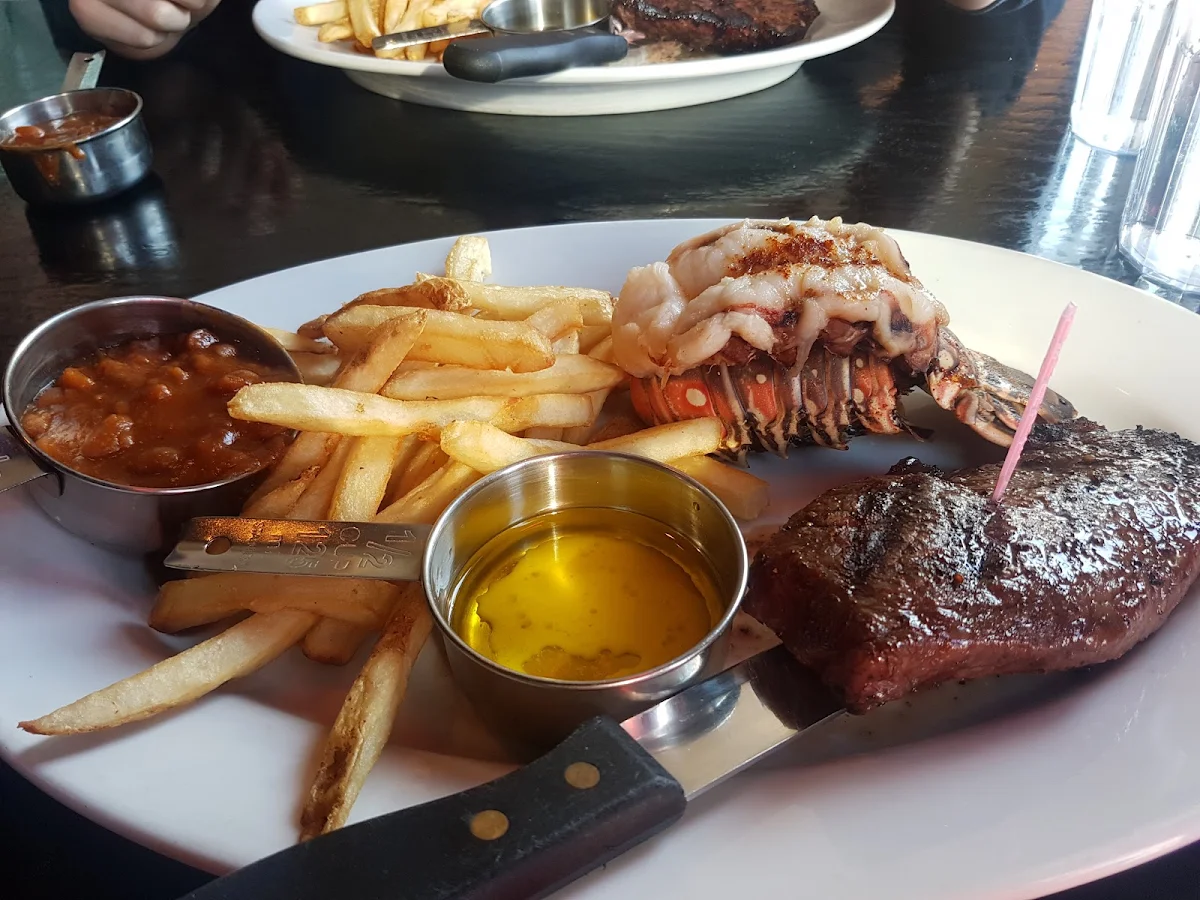 Steak & Lobster Tail, Chuck’s Roadhouse Bar and Grill