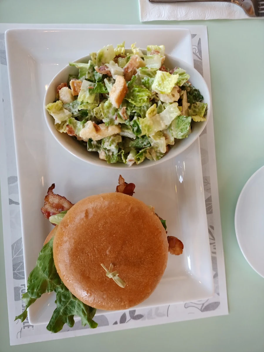 Burger with Salad