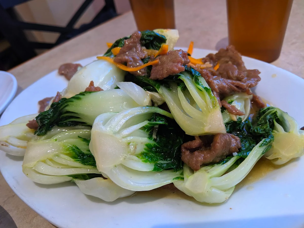 Beef with Bok Choy