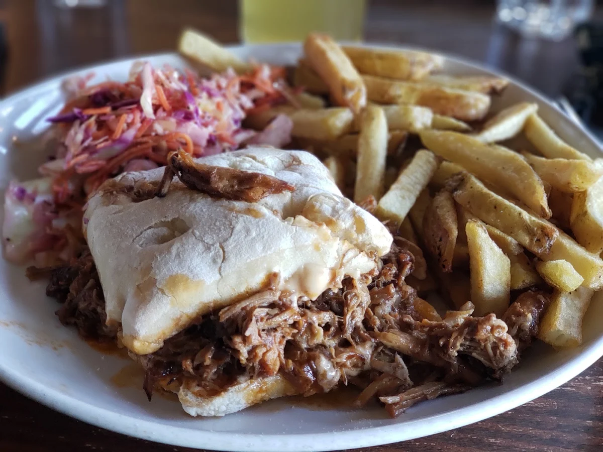 House Smoked Pulled Pork Sandwich