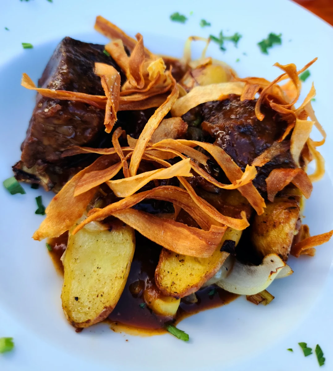 Nut Brown Ale Braised Beef Short Rib