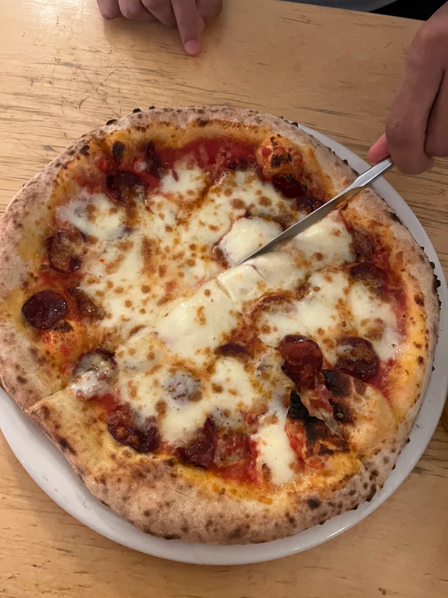 Custom Margherita Pizza with Olive