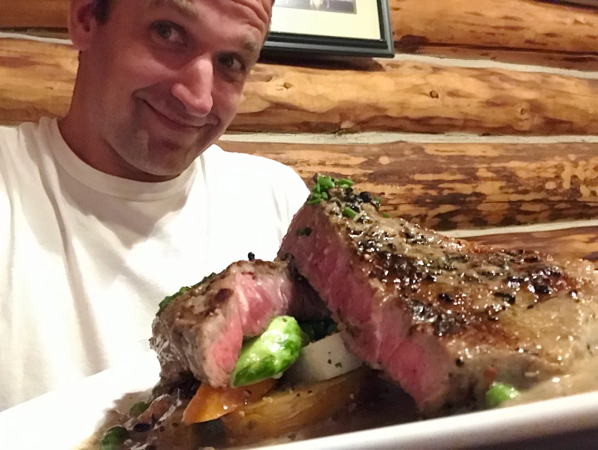 Rib Eye Steak Braised Wild