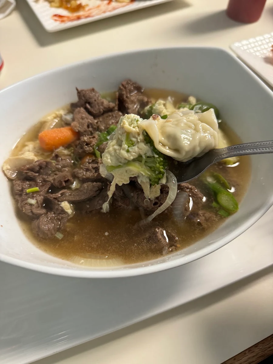 Beef & Dumpling Soup