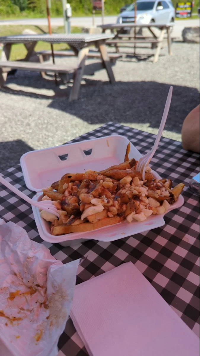 Small Poutine w Bacon and Fried Onions