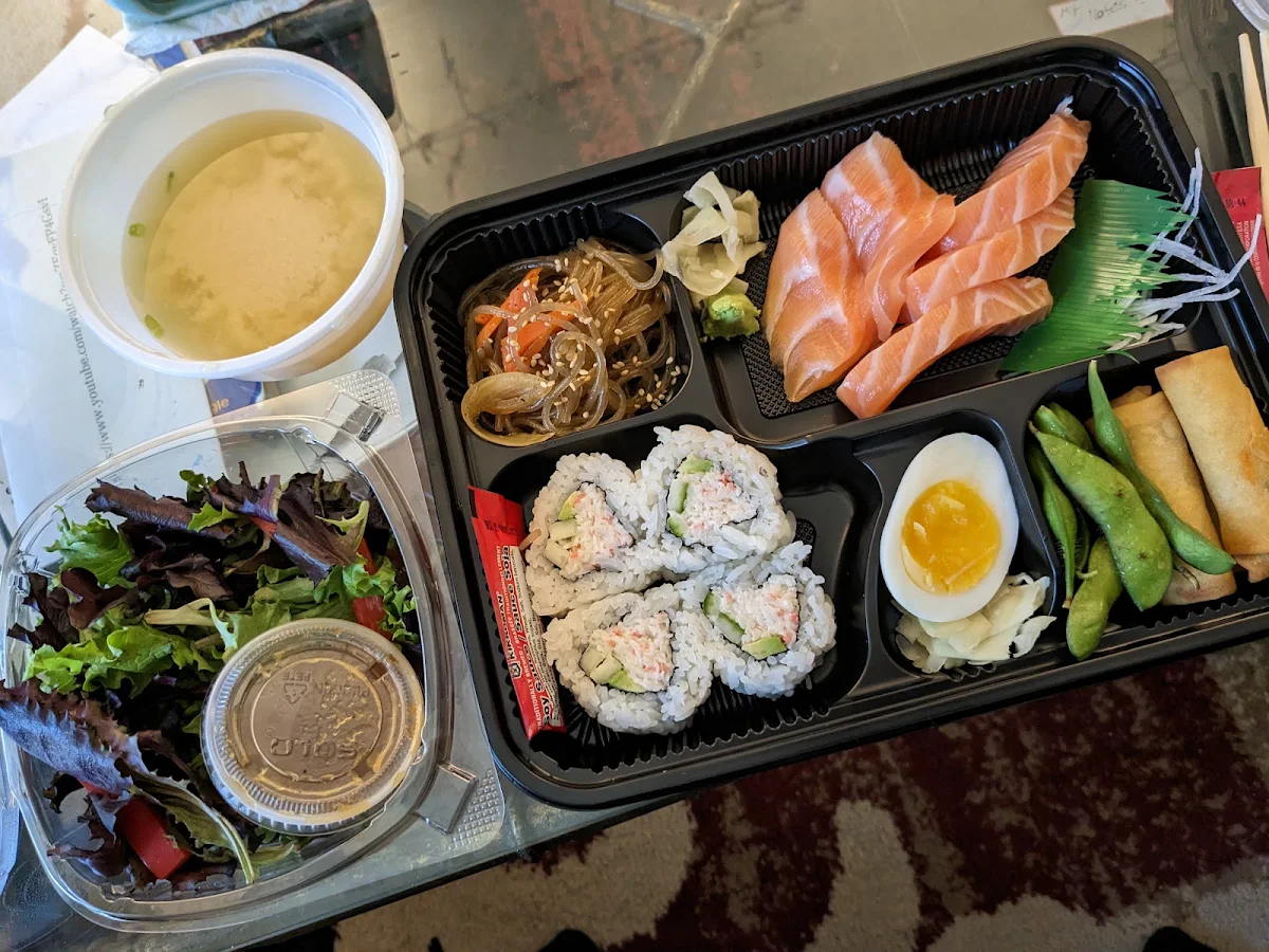 Salmon Sashimi Bento Box