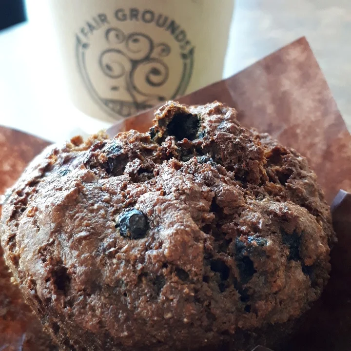 Bran Muffin and Coffee
