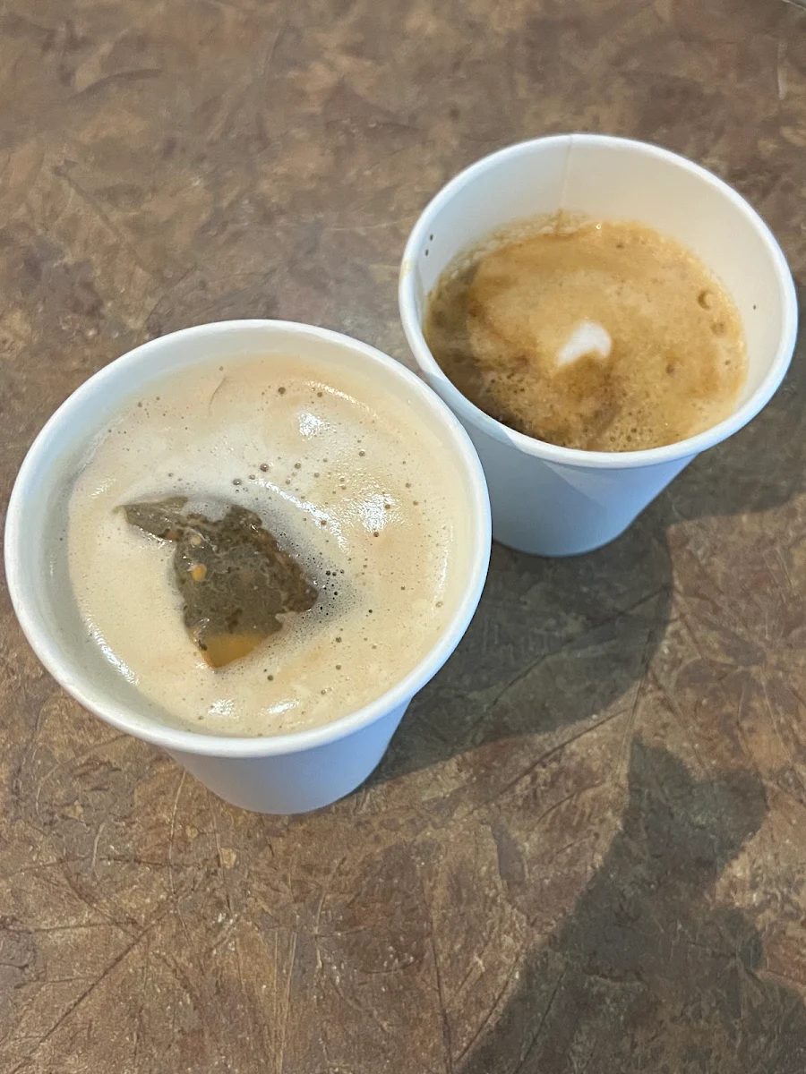 Dirty Chai Latte and Cortado