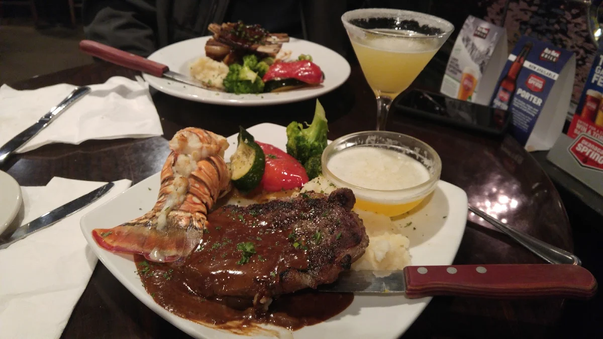 Crab Cake and Steak