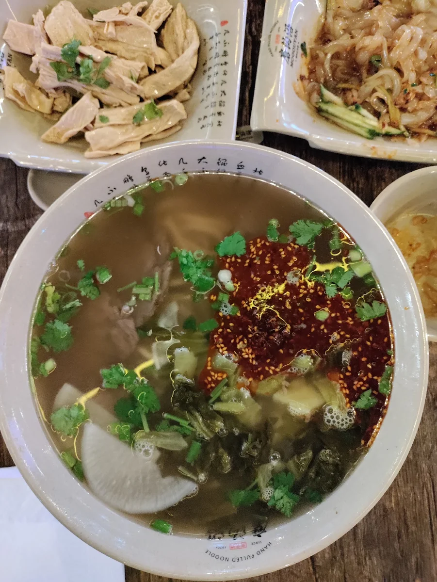 Beef Noodles with Pickled Mustard