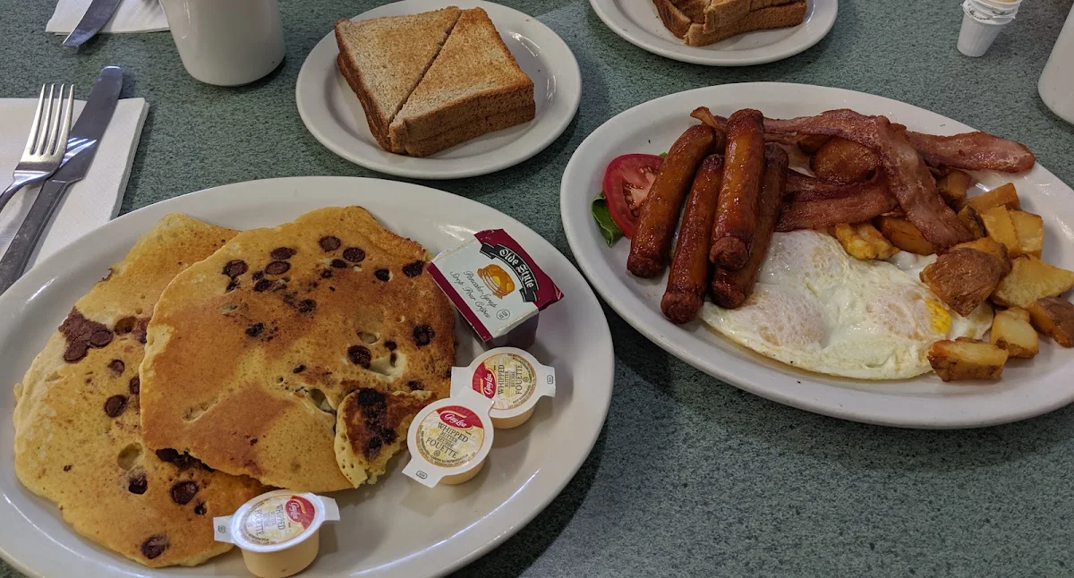 Chocolate Chip Pancake Breakfast