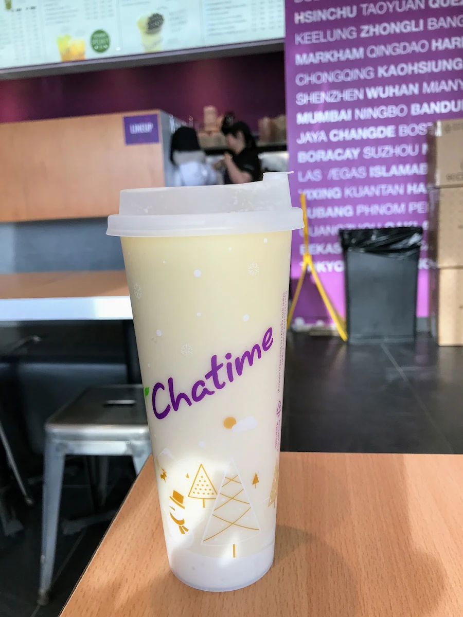 Large Brown Rice Green Milk Tea