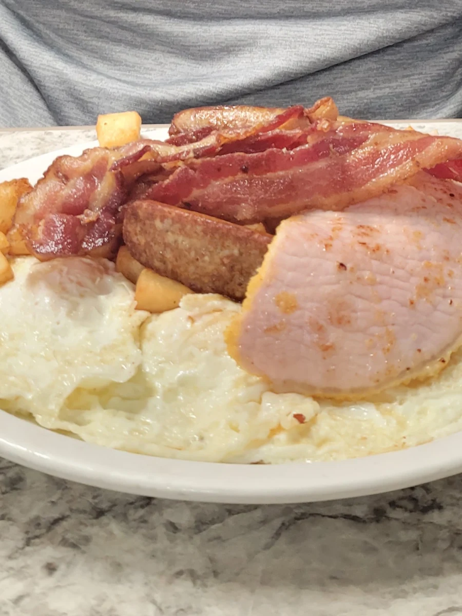 Hungry Man Breakfast Plate